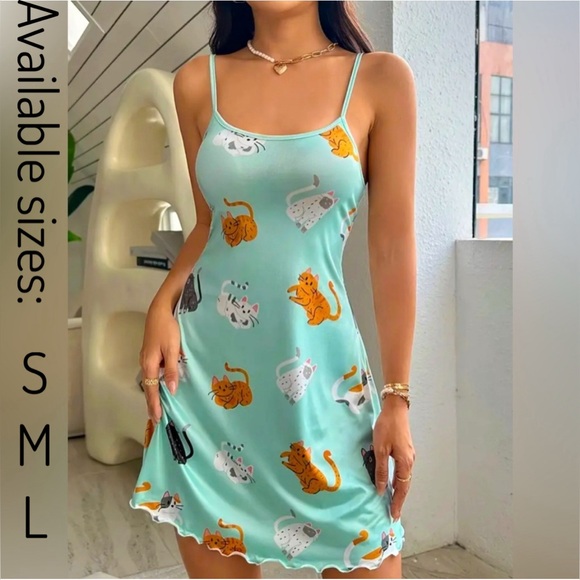 Other - Curious Cats Women’s Night Gown